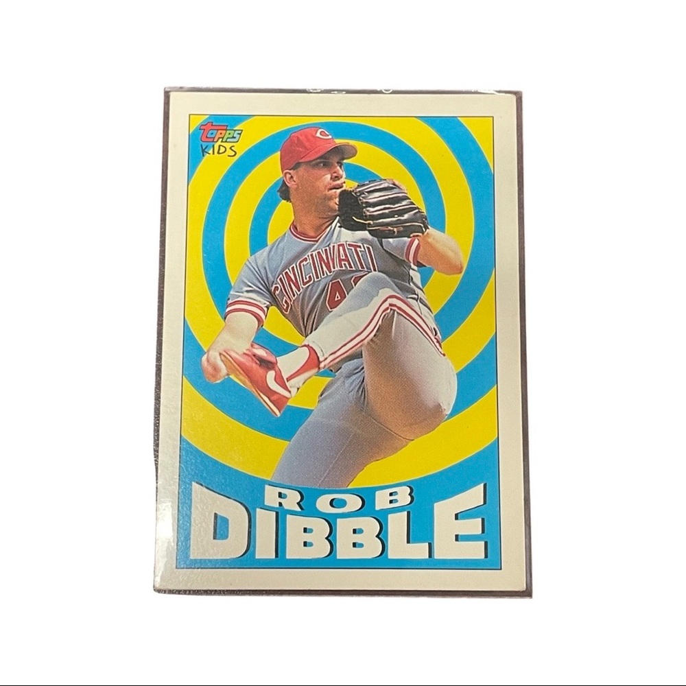 1992 Topps Kids - #40 ROB DIBBLE, Cincinnati Reds